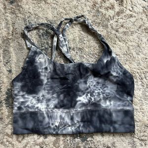 lululemon athletica Black and Gray Sports Bra